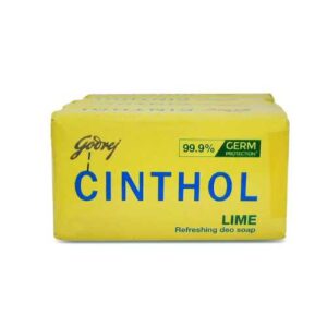 Cinthol Lime Soap 100g (Pack of 4)