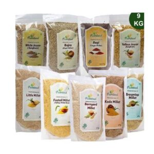 Farmbean Millets 9 kg Combo Pack of 9